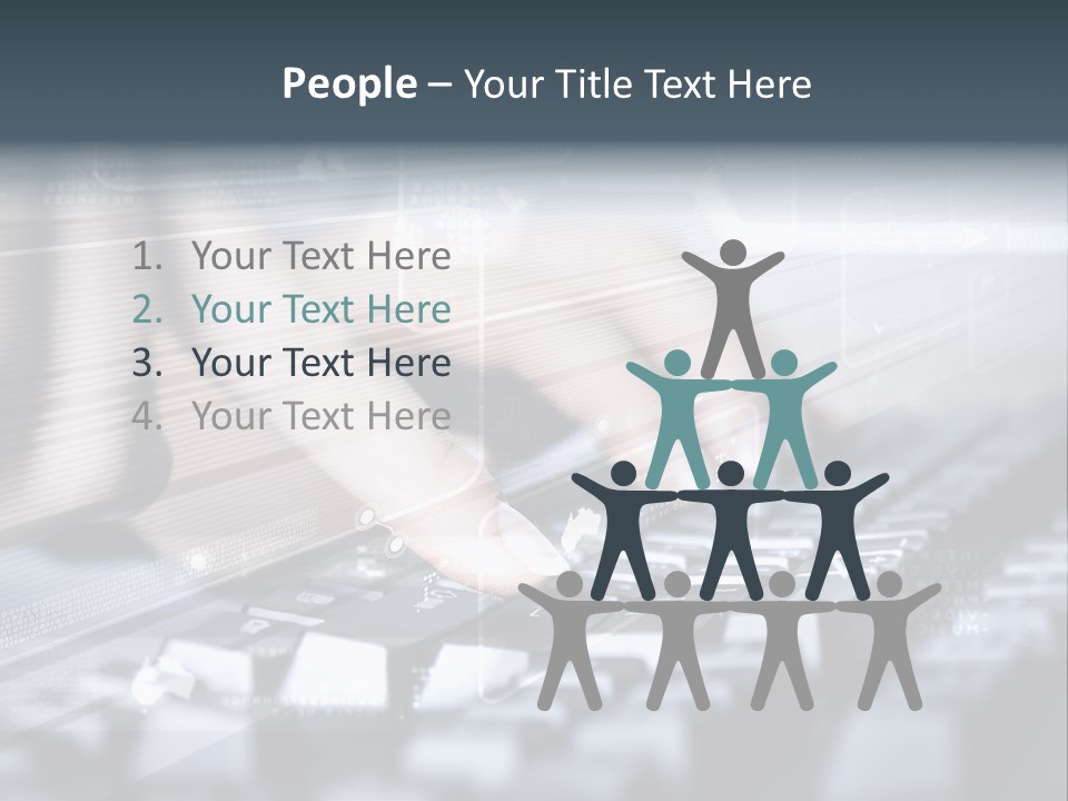 Effect Finger Input PowerPoint Template
