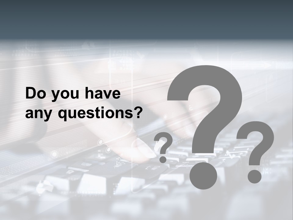 Effect Finger Input PowerPoint Template