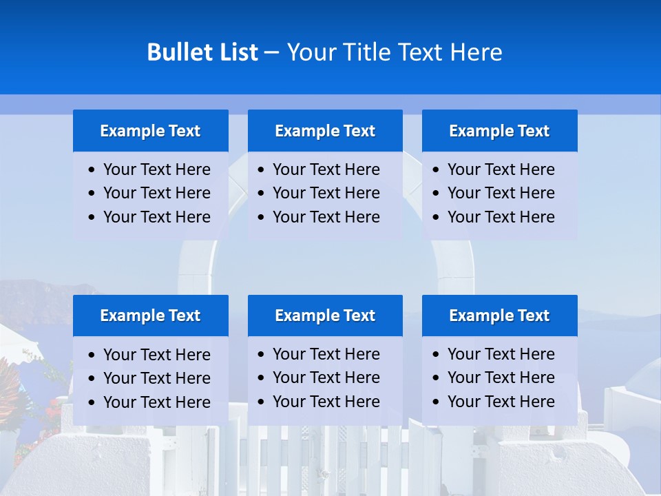 Aegean Architecture Europe PowerPoint Template