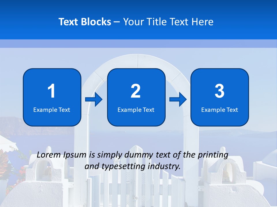 Aegean Architecture Europe PowerPoint Template