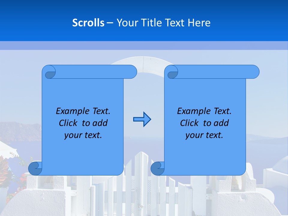 Aegean Architecture Europe PowerPoint Template