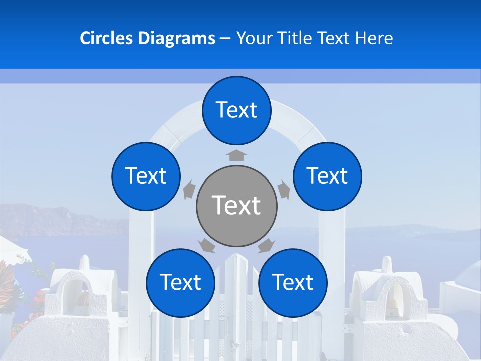 Aegean Architecture Europe PowerPoint Template