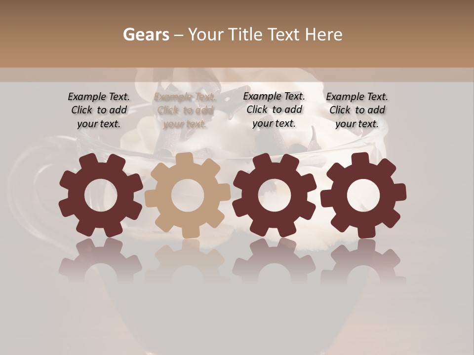 Restaurant Cup Breakfast PowerPoint Template