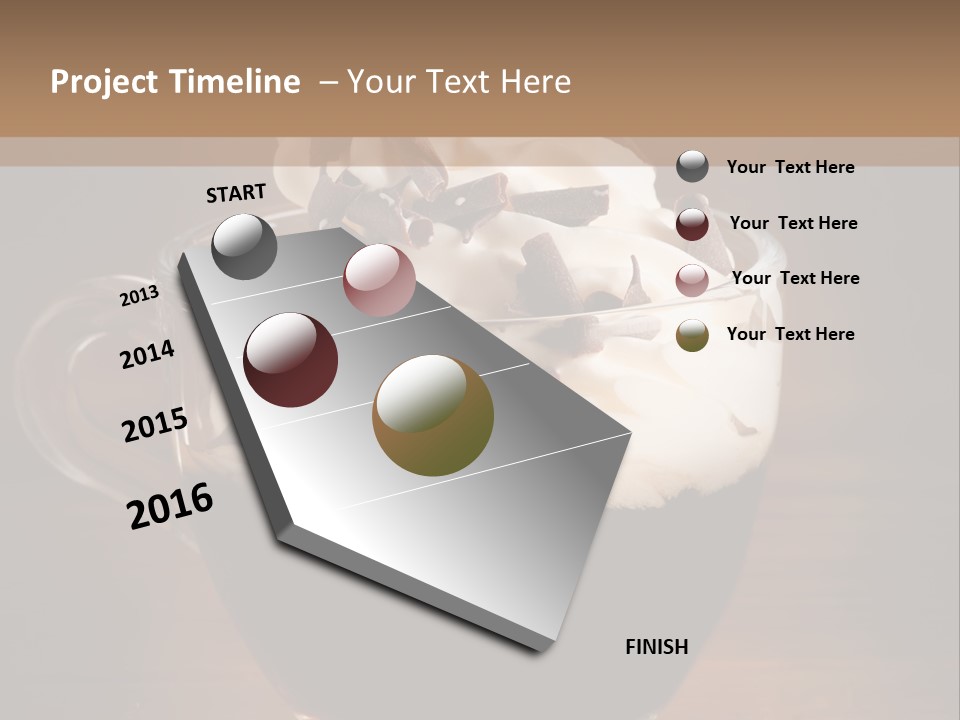 Restaurant Cup Breakfast PowerPoint Template