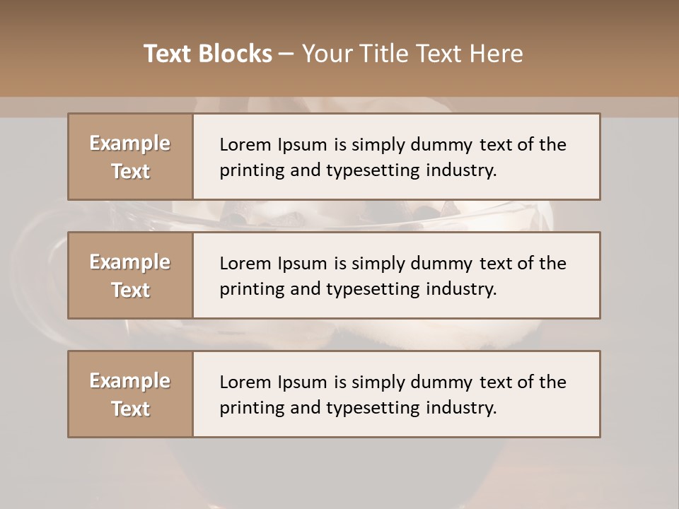 Restaurant Cup Breakfast PowerPoint Template