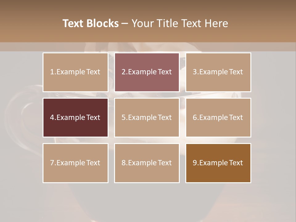 Restaurant Cup Breakfast PowerPoint Template