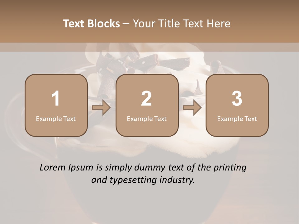 Restaurant Cup Breakfast PowerPoint Template