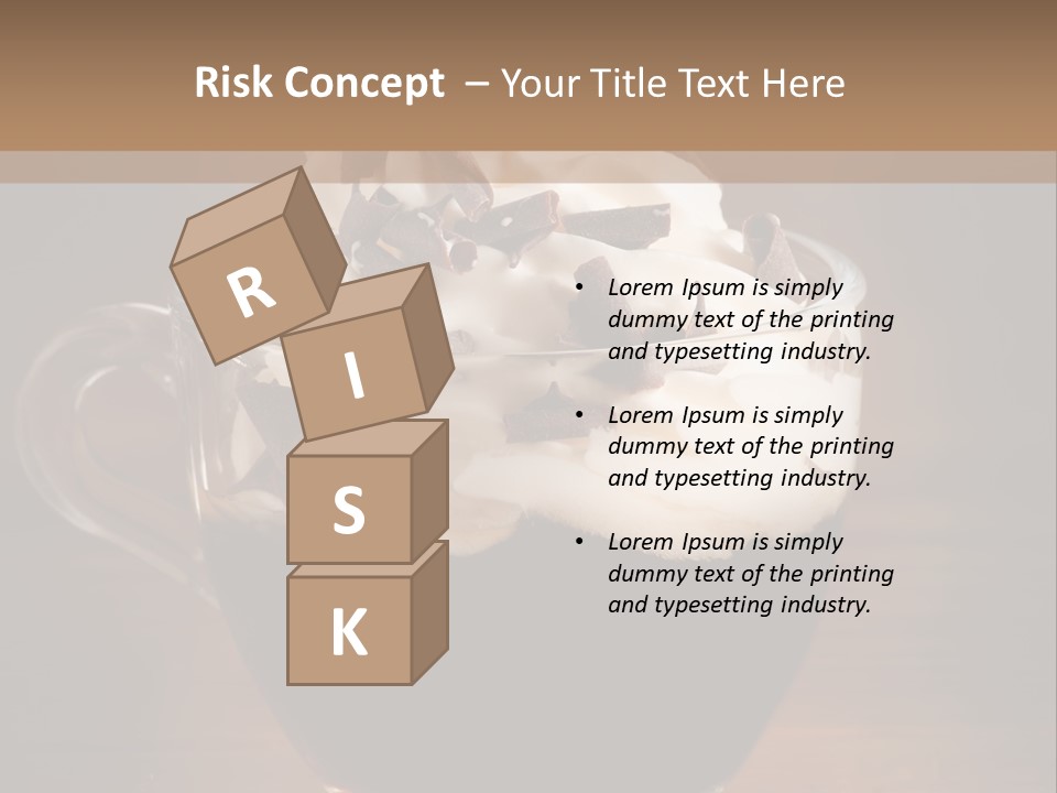 Restaurant Cup Breakfast PowerPoint Template