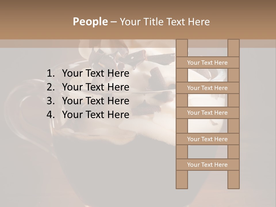 Restaurant Cup Breakfast PowerPoint Template