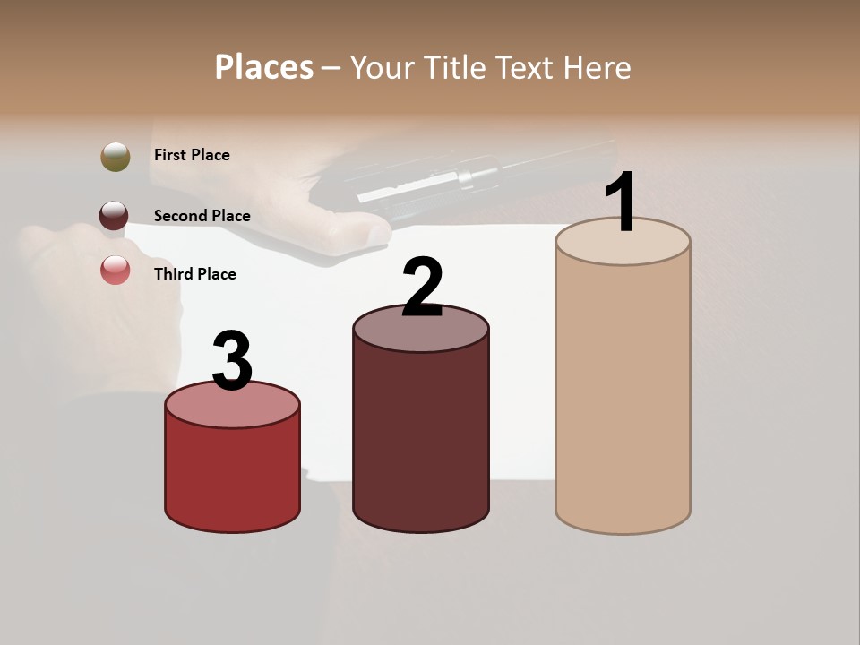 Table Sadness Collapse PowerPoint Template