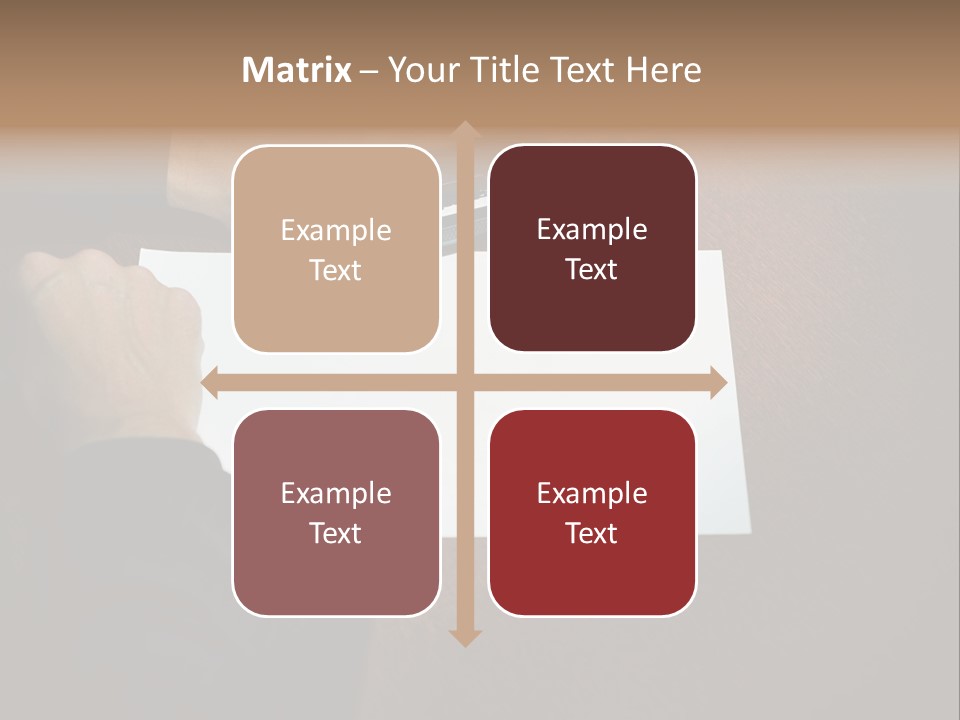 Table Sadness Collapse PowerPoint Template