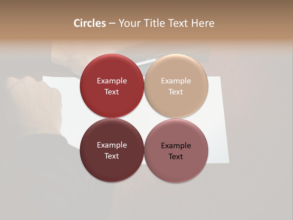 Table Sadness Collapse PowerPoint Template