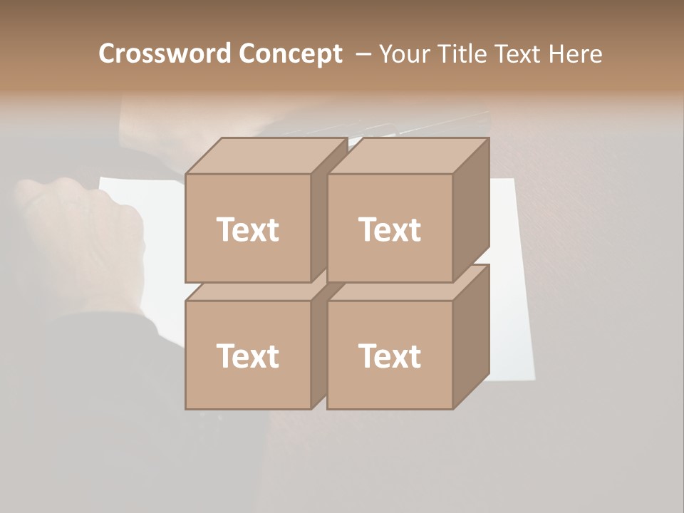 Table Sadness Collapse PowerPoint Template