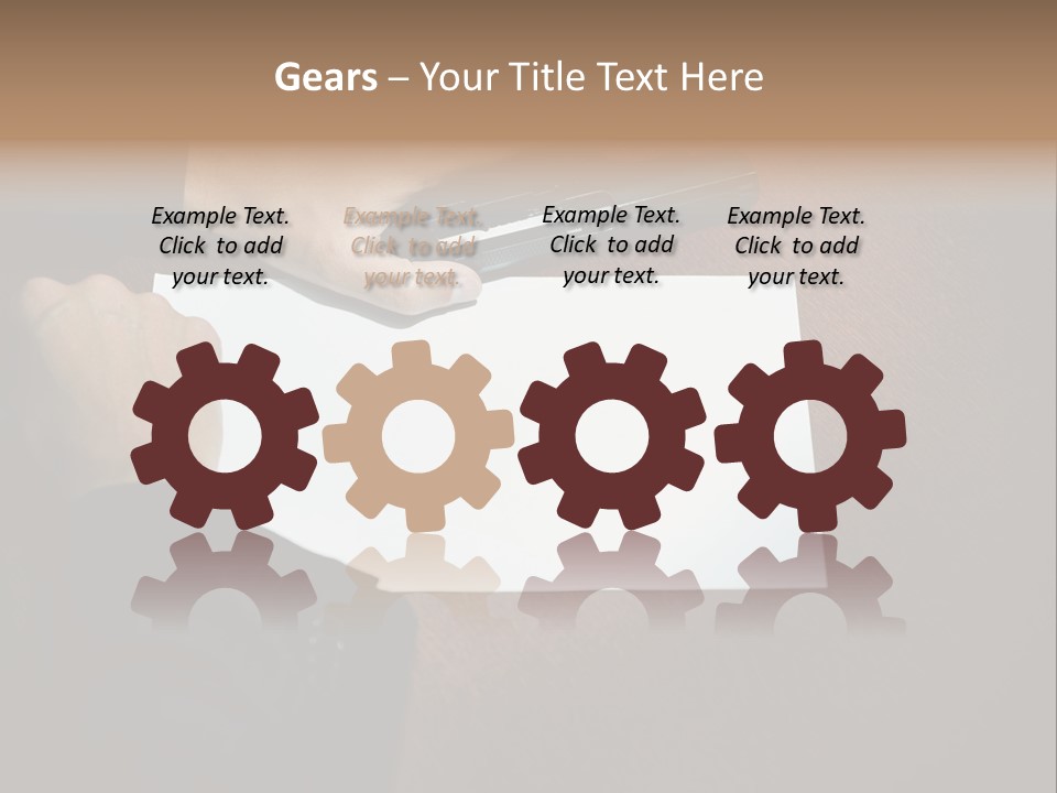 Table Sadness Collapse PowerPoint Template