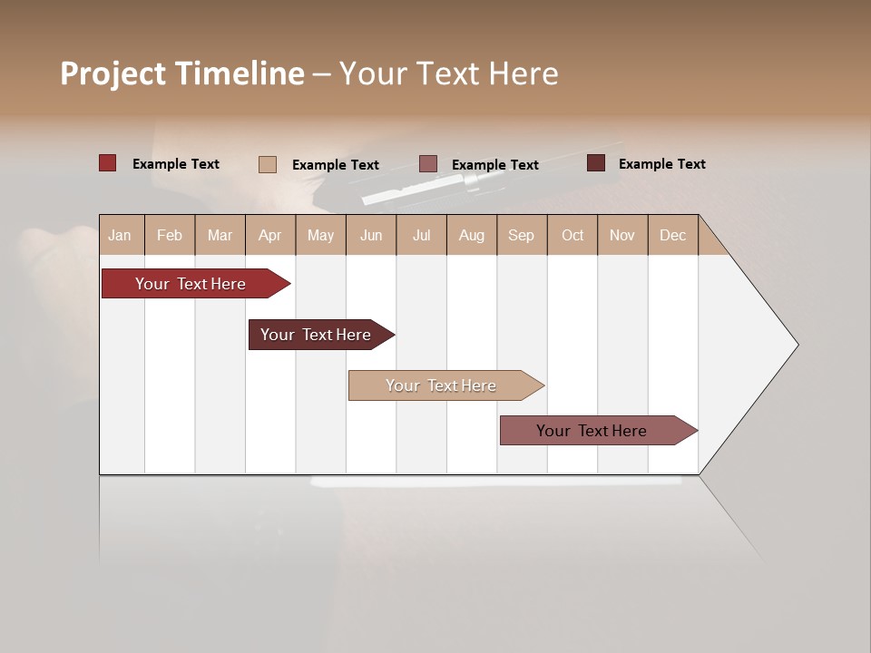 Table Sadness Collapse PowerPoint Template