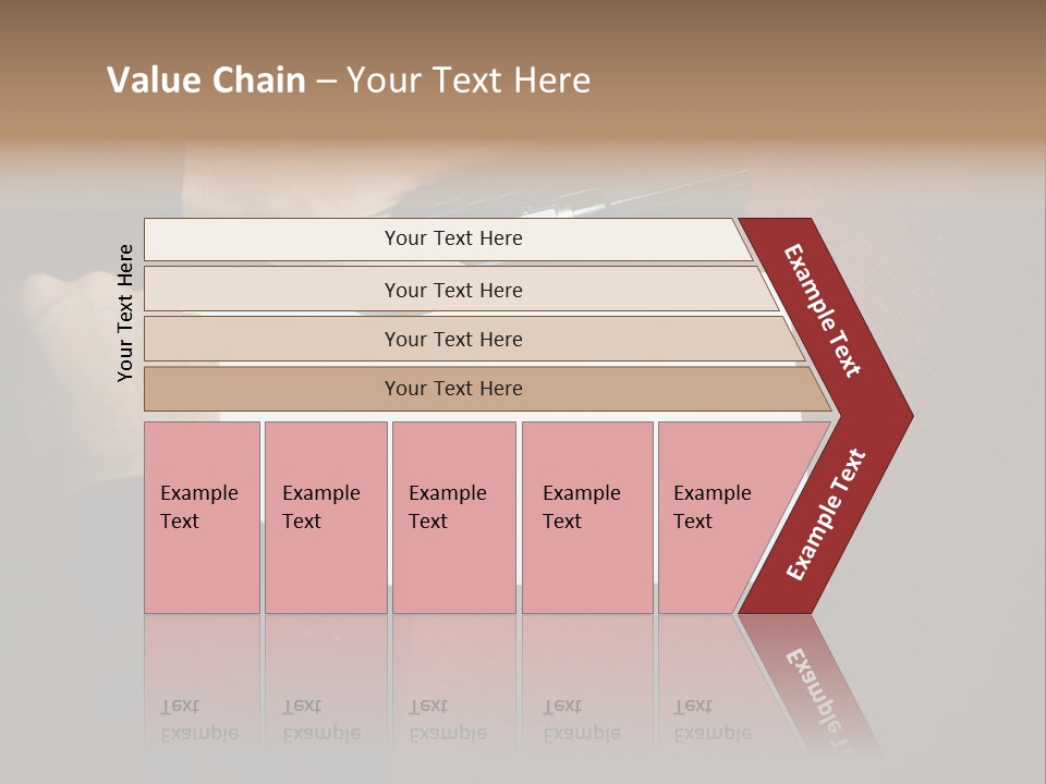 Table Sadness Collapse PowerPoint Template