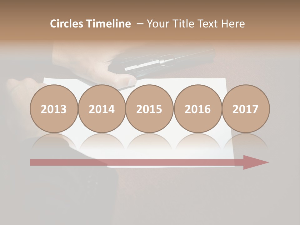 Table Sadness Collapse PowerPoint Template