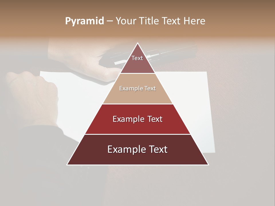 Table Sadness Collapse PowerPoint Template
