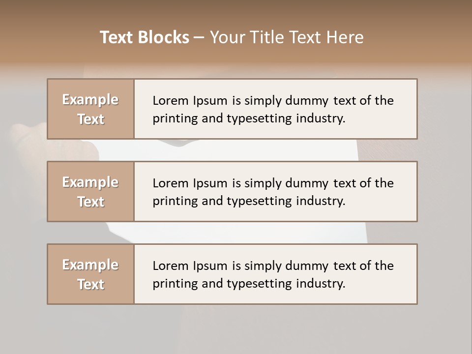 Table Sadness Collapse PowerPoint Template