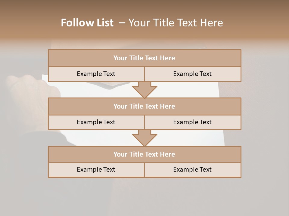Table Sadness Collapse PowerPoint Template