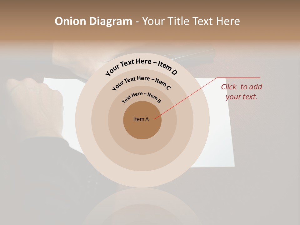 Table Sadness Collapse PowerPoint Template