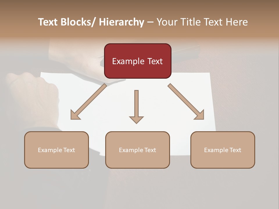Table Sadness Collapse PowerPoint Template
