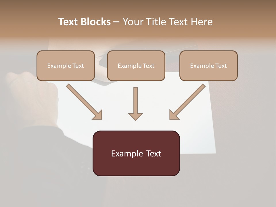 Table Sadness Collapse PowerPoint Template