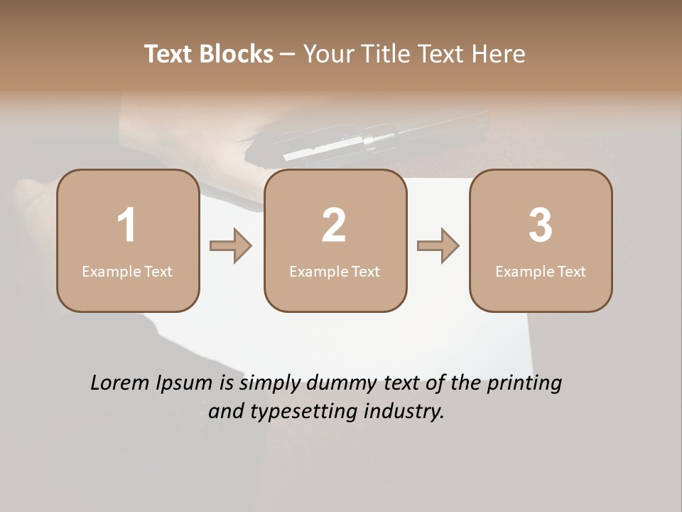 Table Sadness Collapse PowerPoint Template