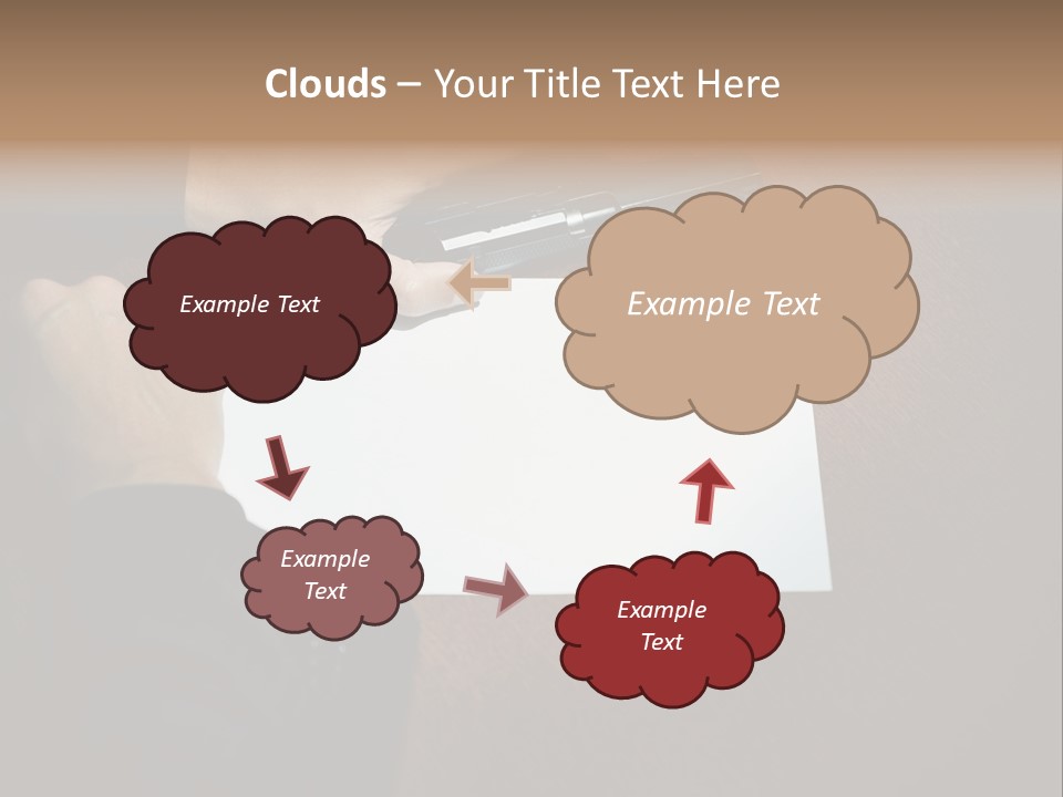 Table Sadness Collapse PowerPoint Template