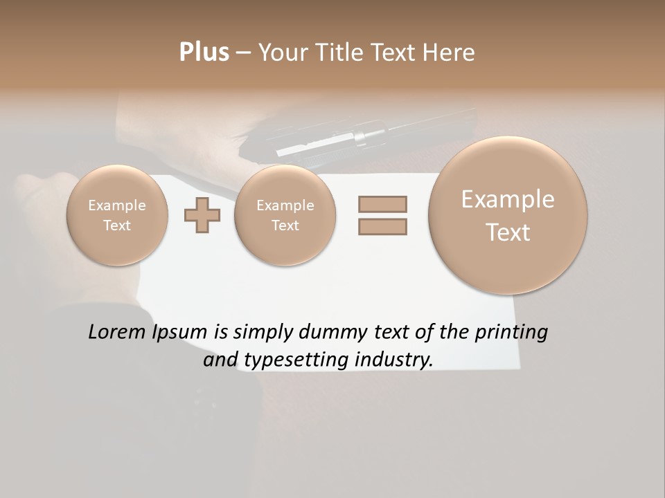 Table Sadness Collapse PowerPoint Template