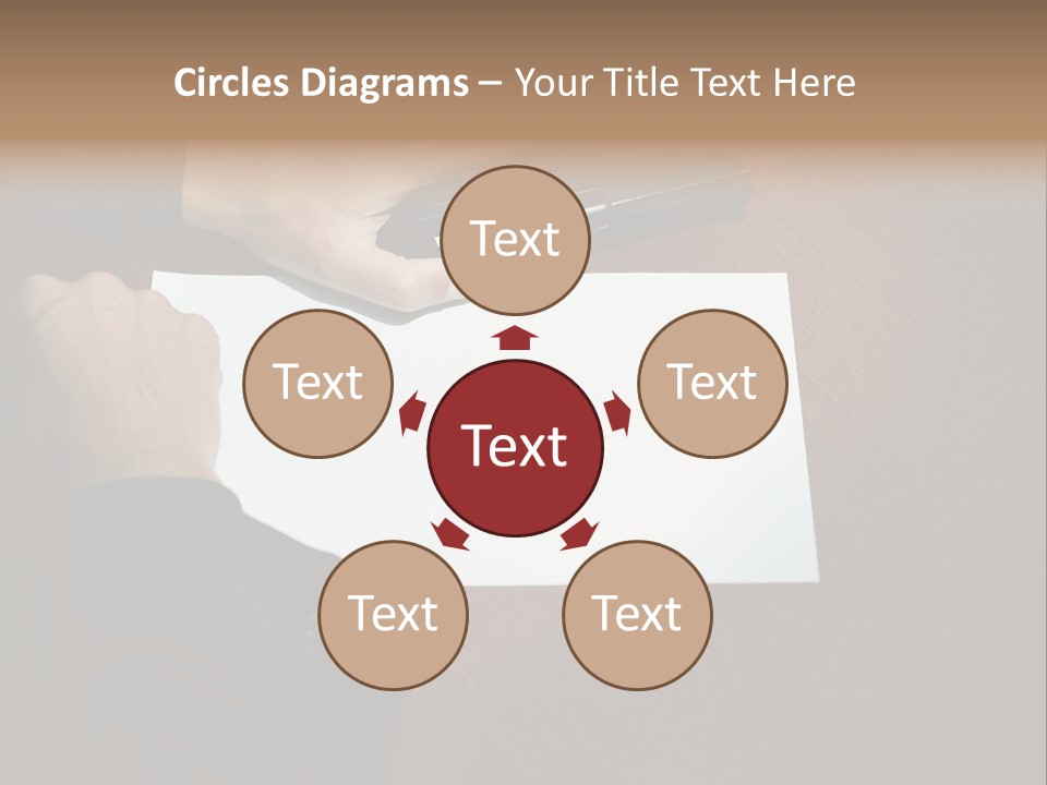 Table Sadness Collapse PowerPoint Template