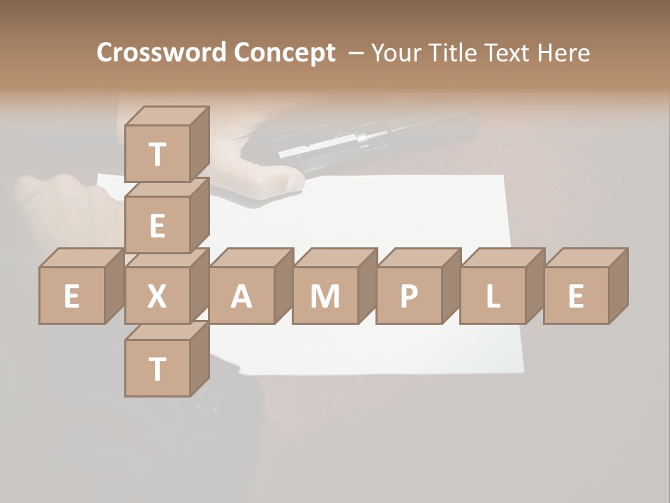 Table Sadness Collapse PowerPoint Template