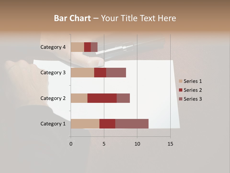 Table Sadness Collapse PowerPoint Template