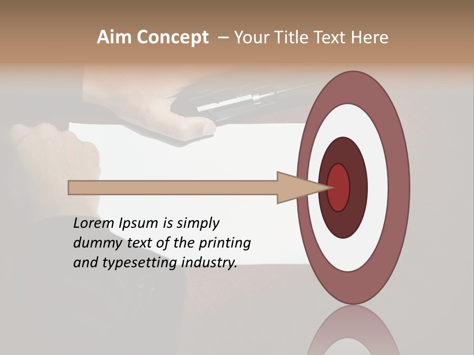 Table Sadness Collapse PowerPoint Template