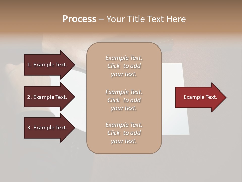 Table Sadness Collapse PowerPoint Template