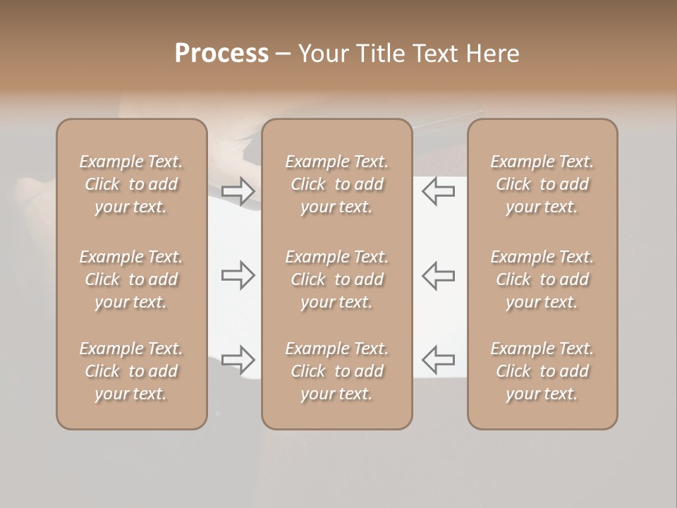 Table Sadness Collapse PowerPoint Template