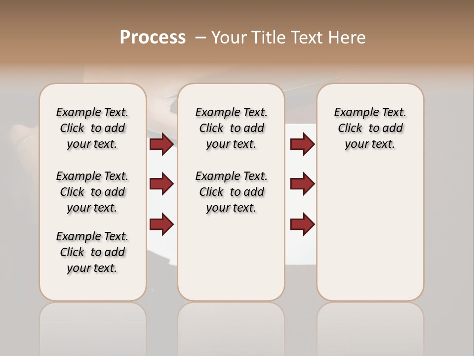 Table Sadness Collapse PowerPoint Template