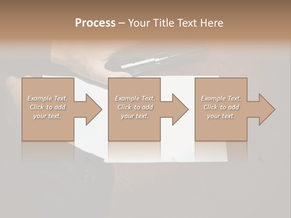 Table Sadness Collapse PowerPoint Template