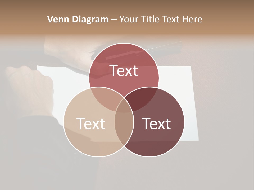Table Sadness Collapse PowerPoint Template