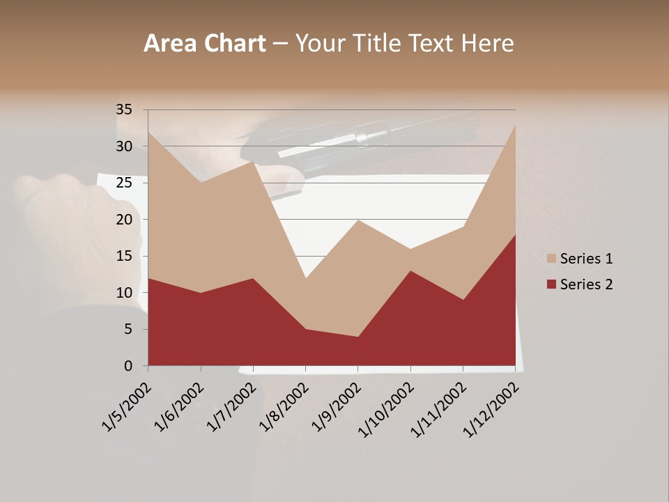 Table Sadness Collapse PowerPoint Template