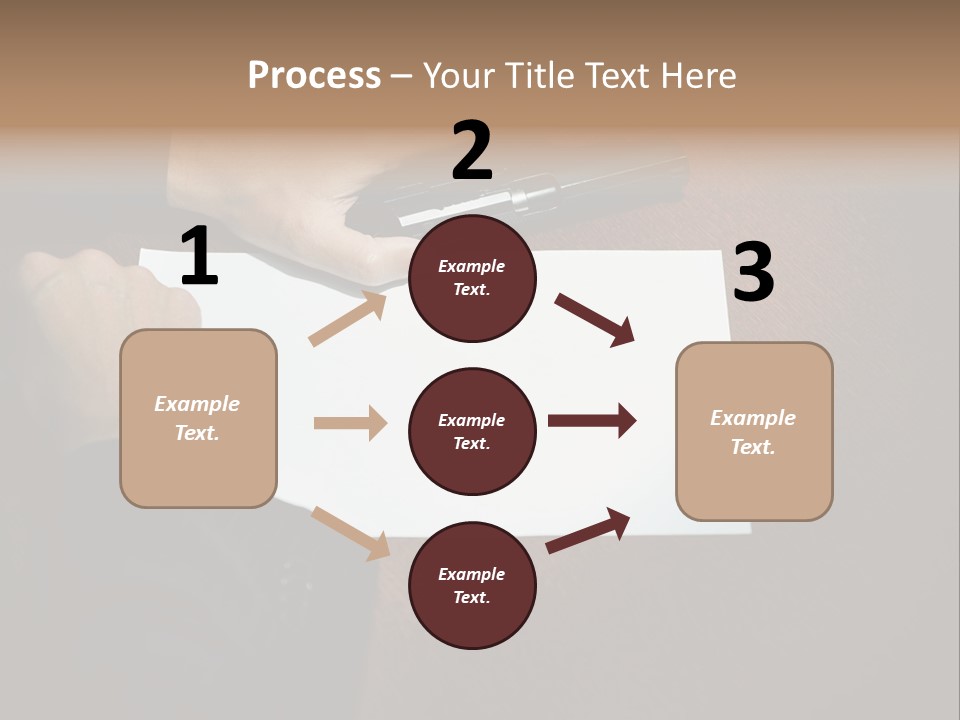 Table Sadness Collapse PowerPoint Template