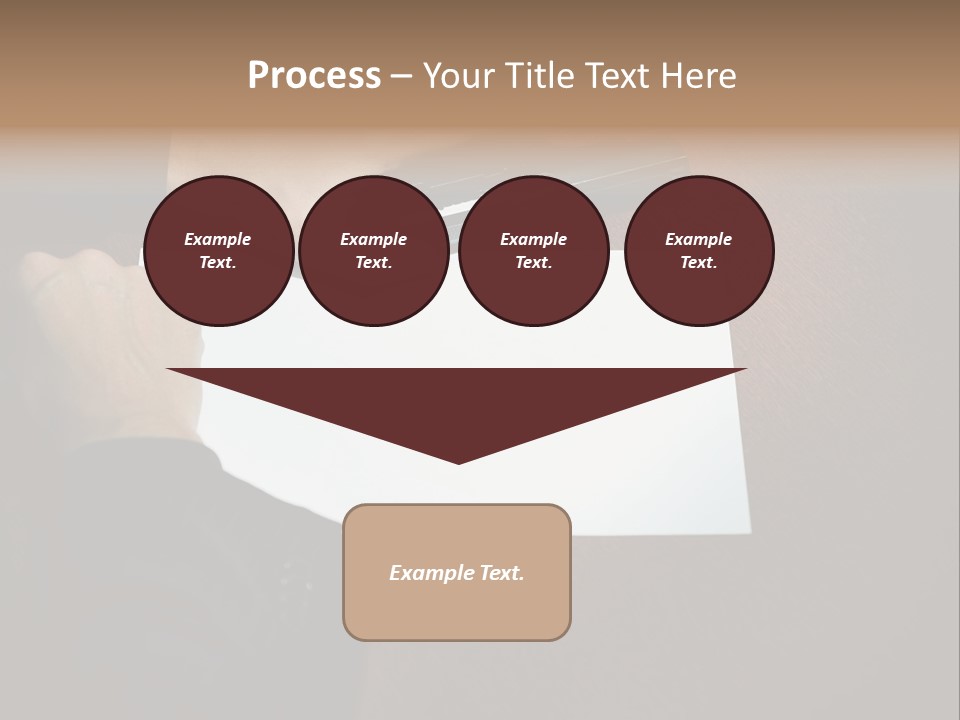 Table Sadness Collapse PowerPoint Template