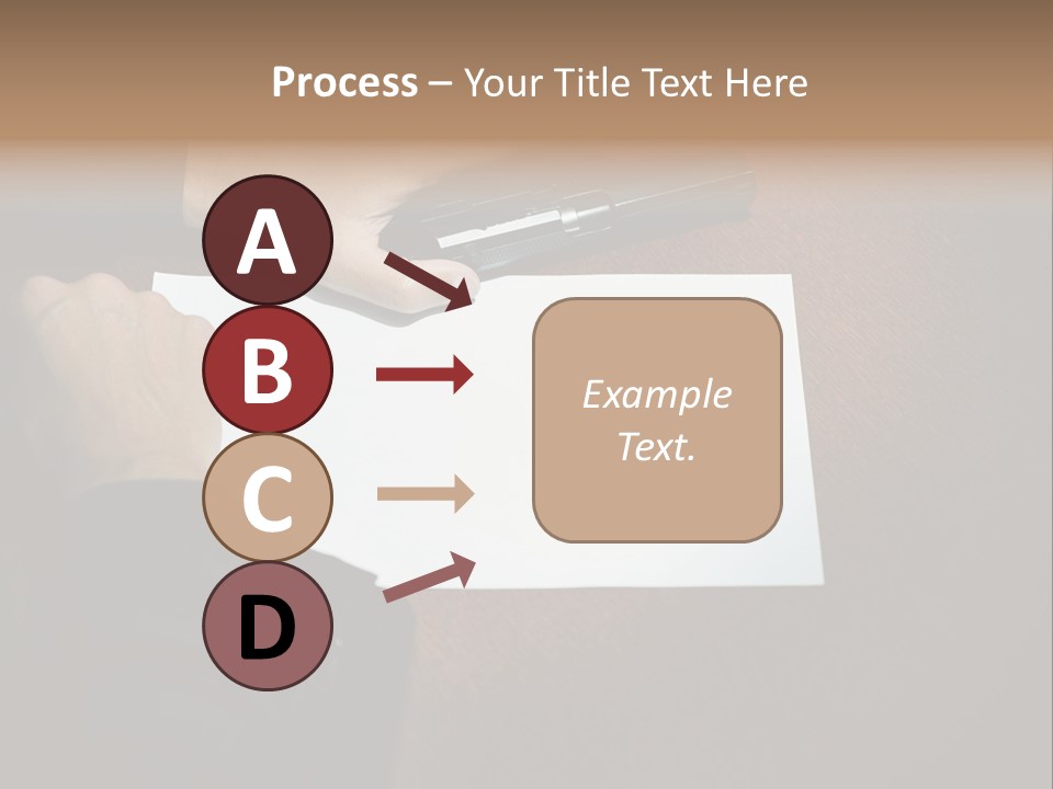 Table Sadness Collapse PowerPoint Template