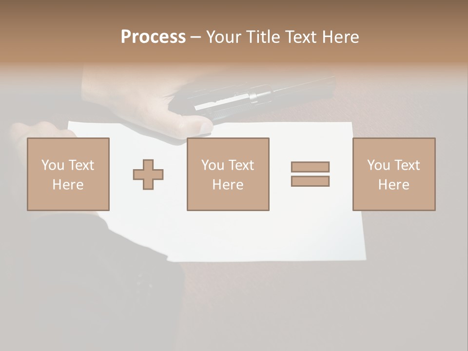 Table Sadness Collapse PowerPoint Template