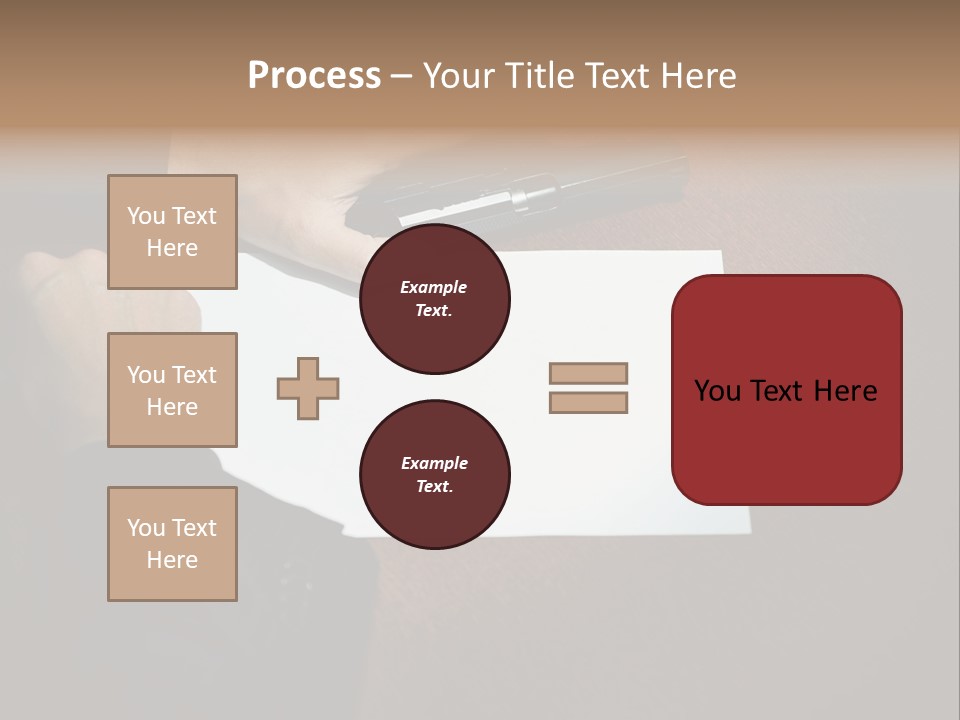 Table Sadness Collapse PowerPoint Template