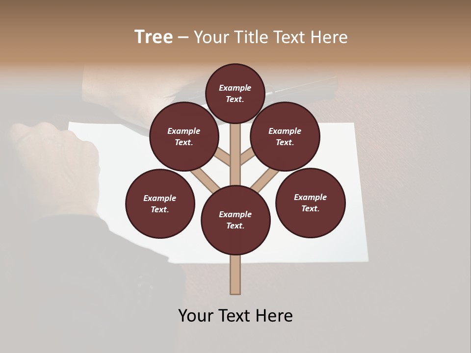 Table Sadness Collapse PowerPoint Template