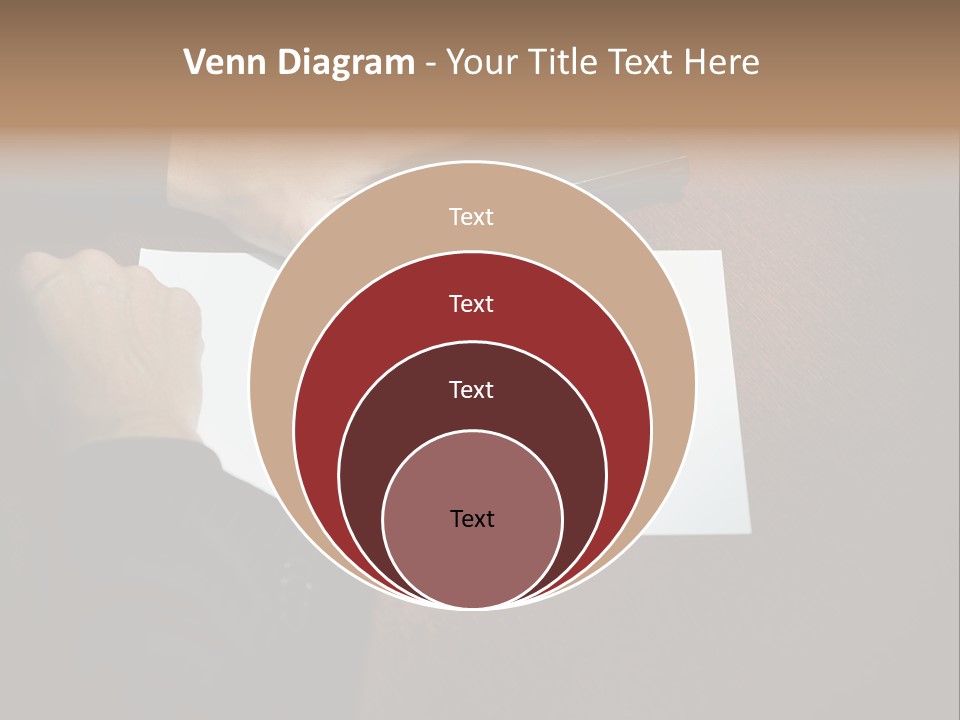Table Sadness Collapse PowerPoint Template