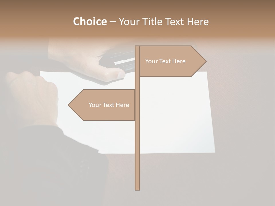 Table Sadness Collapse PowerPoint Template