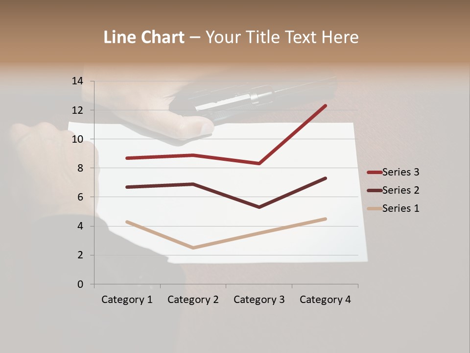 Table Sadness Collapse PowerPoint Template