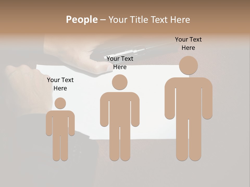 Table Sadness Collapse PowerPoint Template